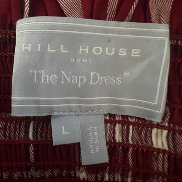 Hill House Scarlett Tartan Plaid Nap Dress Mini Puff Sleeve Size Large - Picture 9 of 10